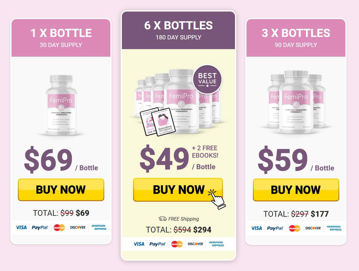 Order FemiPro best pricing